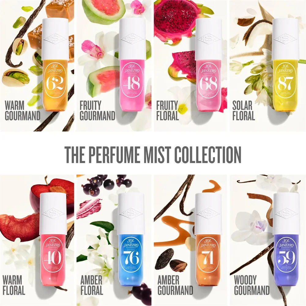 Sol De Janeiro 62 48 68 87 40 76 71 59 Perfume Mist with Long-Lasting Fragrance 90ml Travel-Ready Unisex Fragrance