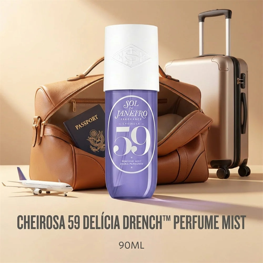 Sol De Janeiro 62 48 68 87 40 76 71 59 Perfume Mist with Long-Lasting Fragrance 90ml Travel-Ready Unisex Fragrance