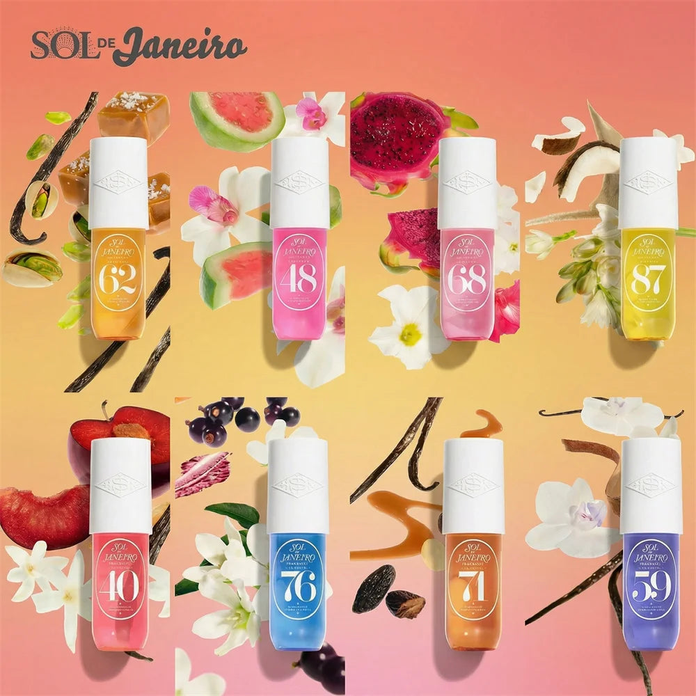 Sol De Janeiro 62 48 68 87 40 76 71 59 Perfume Mist with Long-Lasting Fragrance 90ml Travel-Ready Unisex Fragrance