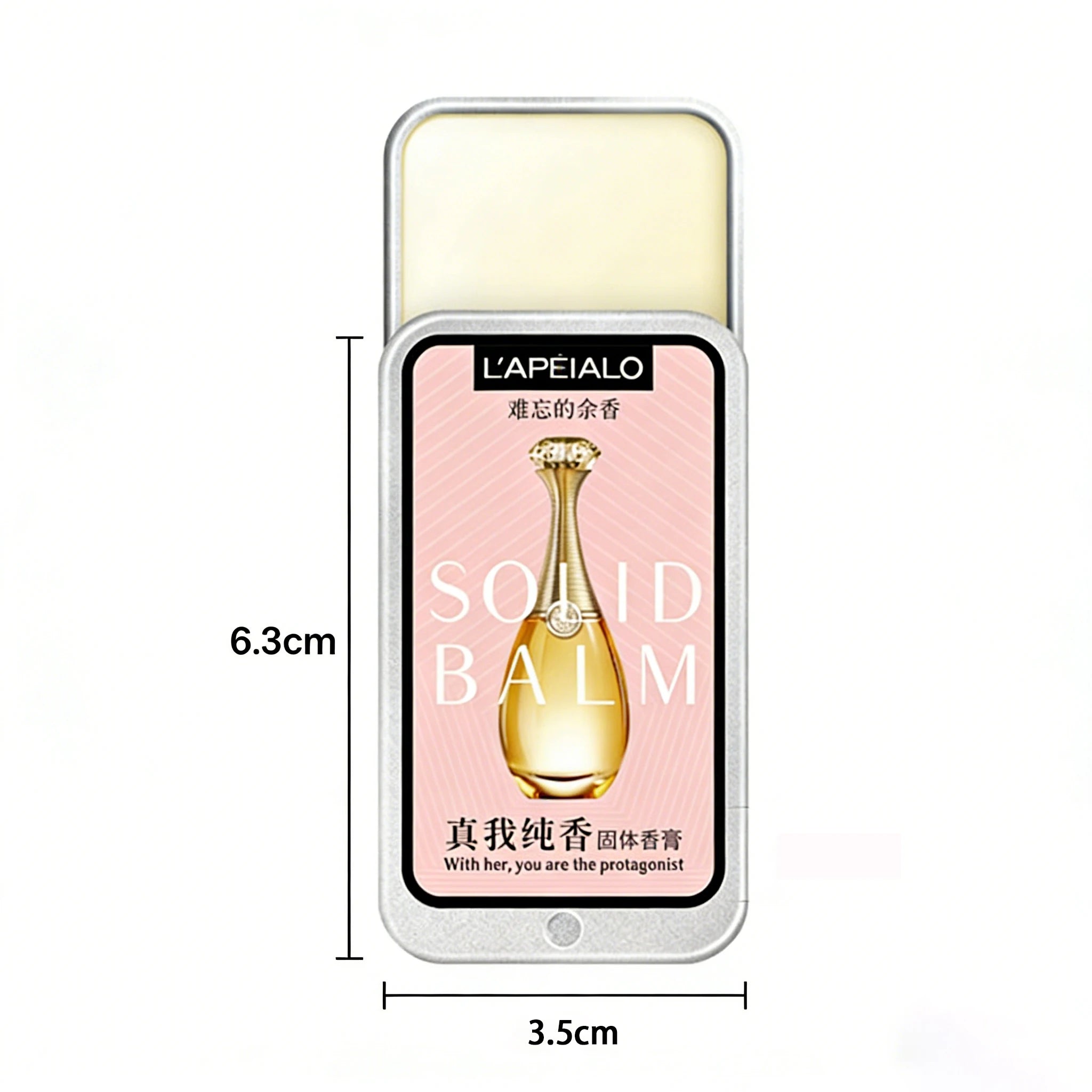 Woman Body Pheromone Perfume Solid Balm Long Lasting Fragranc Light Fragranc Portable Solid Perfume Balm