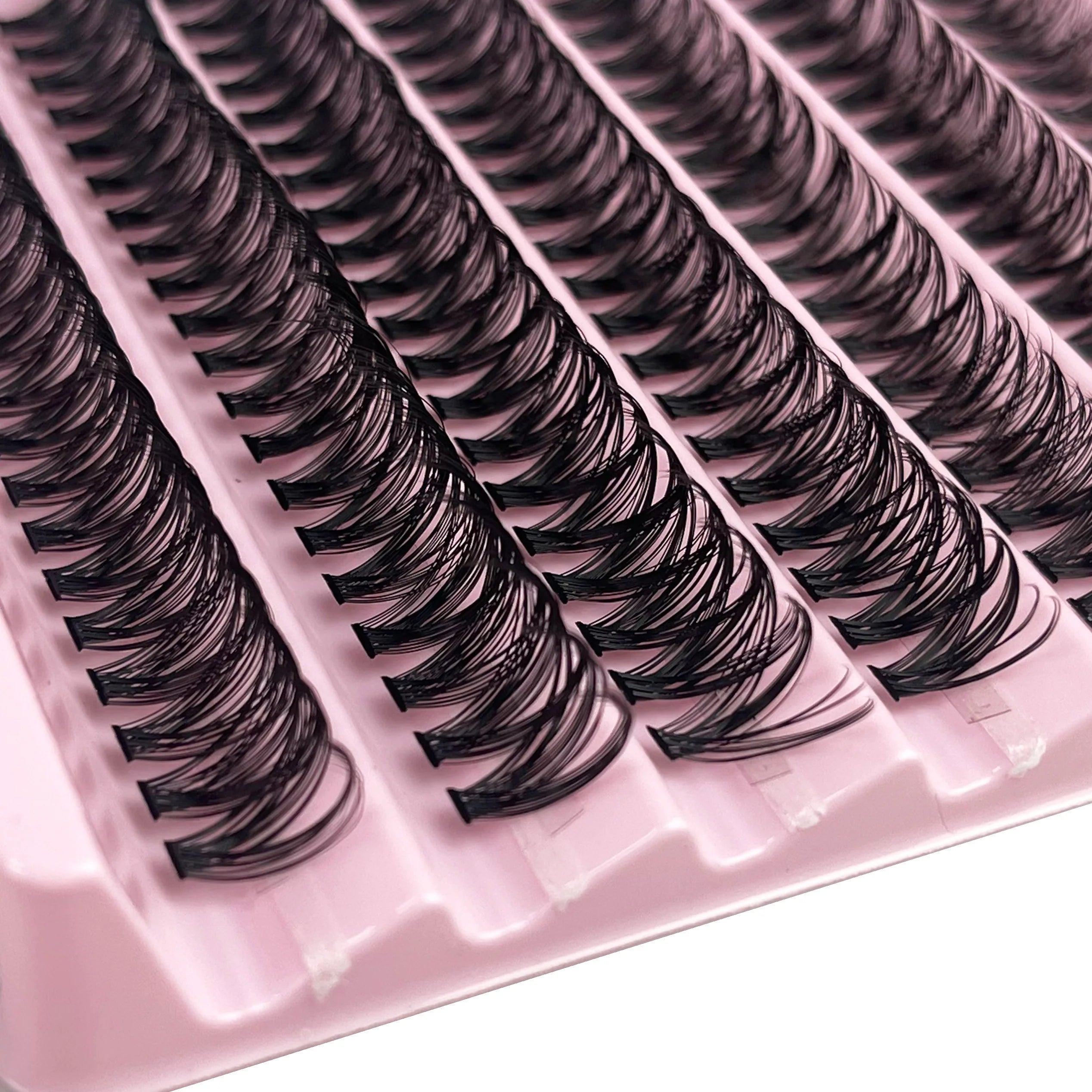 200 Clusters Individual Lash Cluster DIY Eyelash Extension Lash Volume Natural Eyelashes bundle 3D Faux False Mink Lashes Makeup