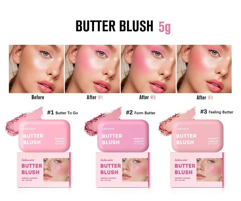 Vegan Powder Blush – 12HR Wear Makeup