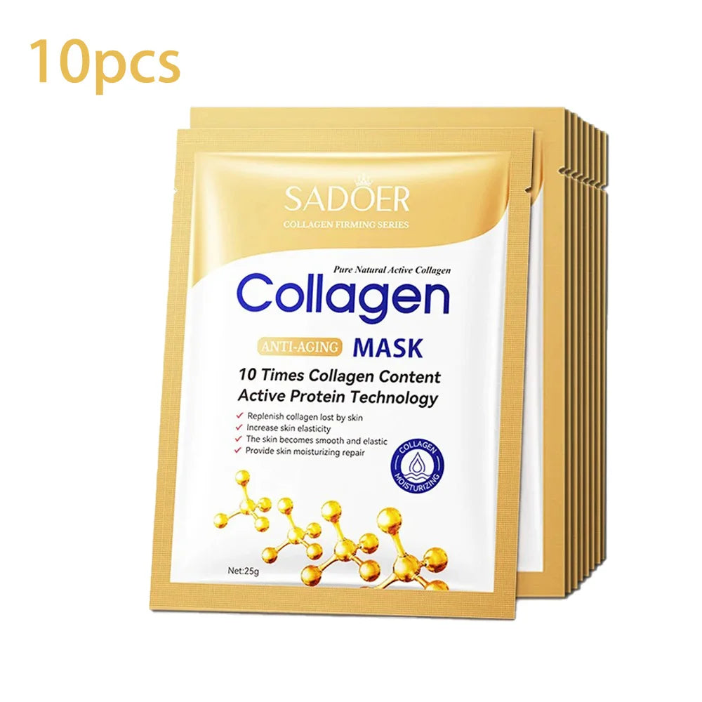 Collagen Face Sheet Mask – Firming & Moisturizing Skincare