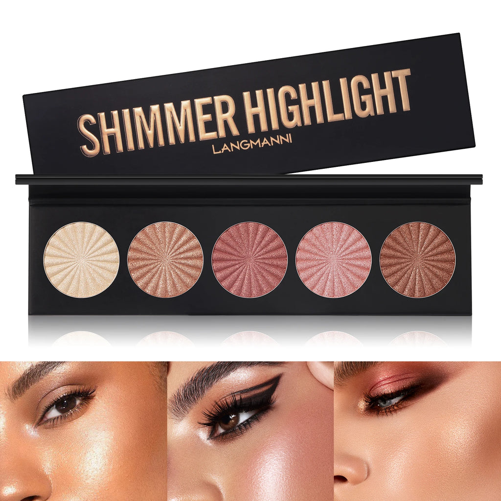 5-Colour Highlight & Contour Palette