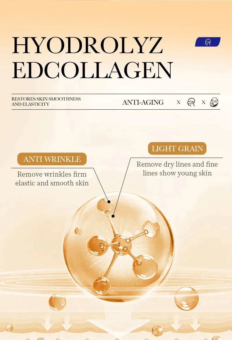 Collagen Face Sheet Mask – Firming & Moisturizing Skincare
