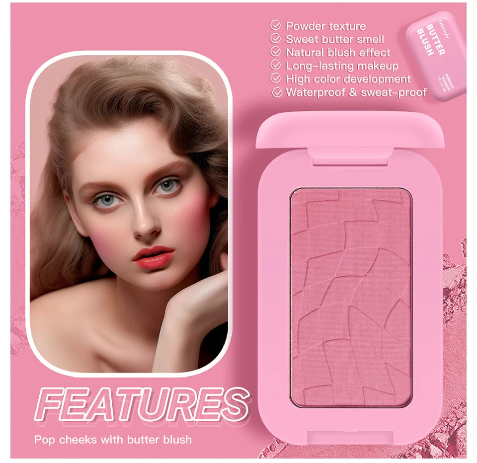 Vegan Powder Blush – 12HR Wear Makeup