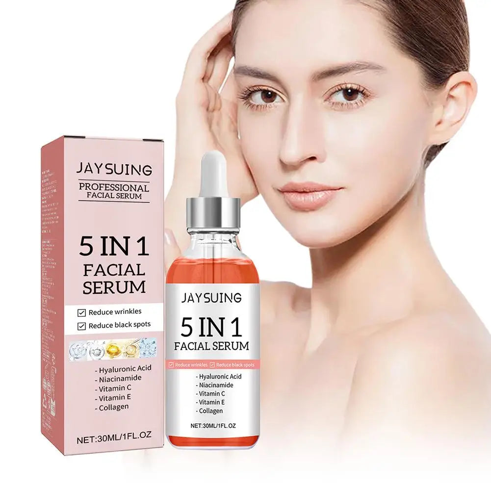 5-in-1 Firming Face Serum – Vitamin C & Hyaluronic Acid