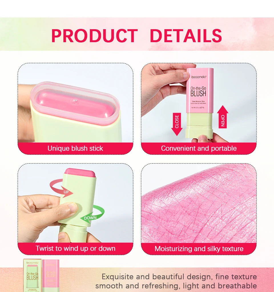 Blush Stick – Waterproof Cream Blusher for a Natural Glow