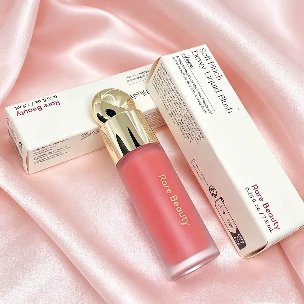 Rare Beauty Mild Touch Velvet Fluffy Silky Creamy-to-dust Cheek Tint Sheer And Slim Fit Mild Touch Fluid Blush Organic Glow