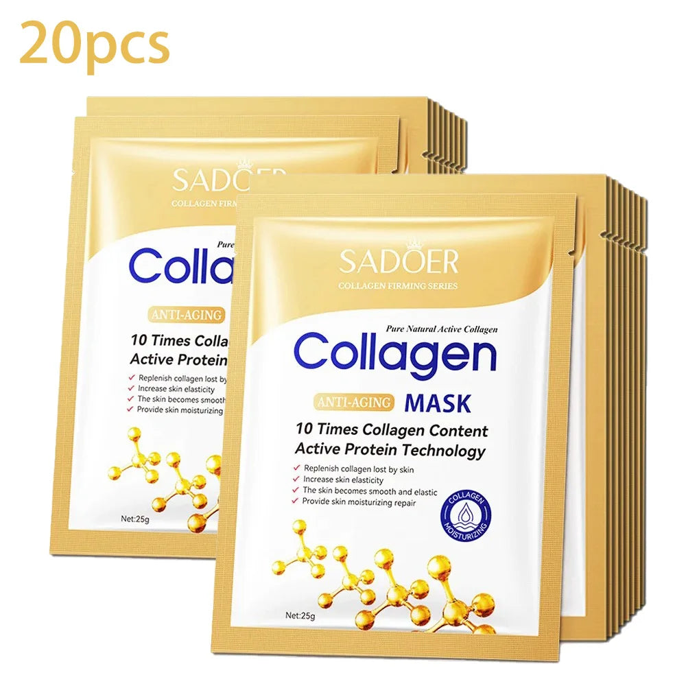 Collagen Face Sheet Mask – Firming & Moisturizing Skincare