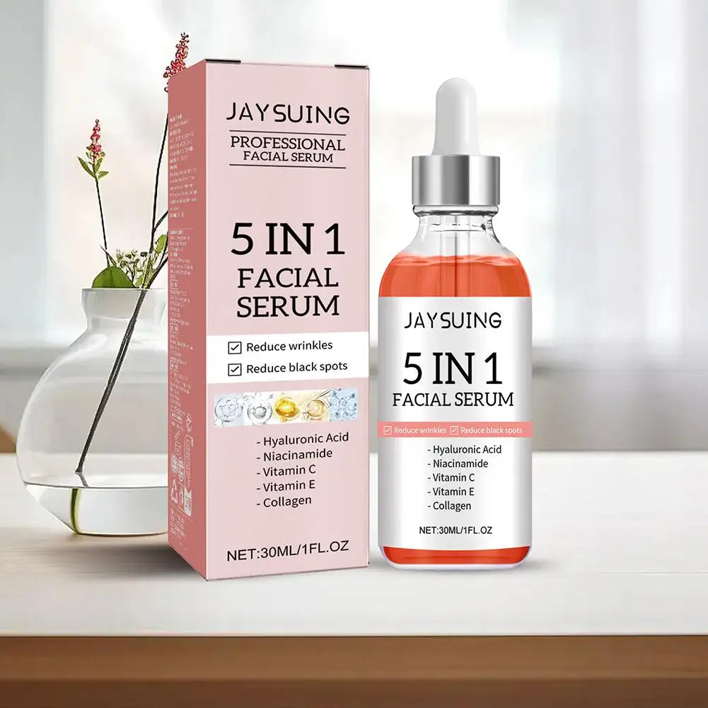 5-in-1 Firming Face Serum – Vitamin C & Hyaluronic Acid