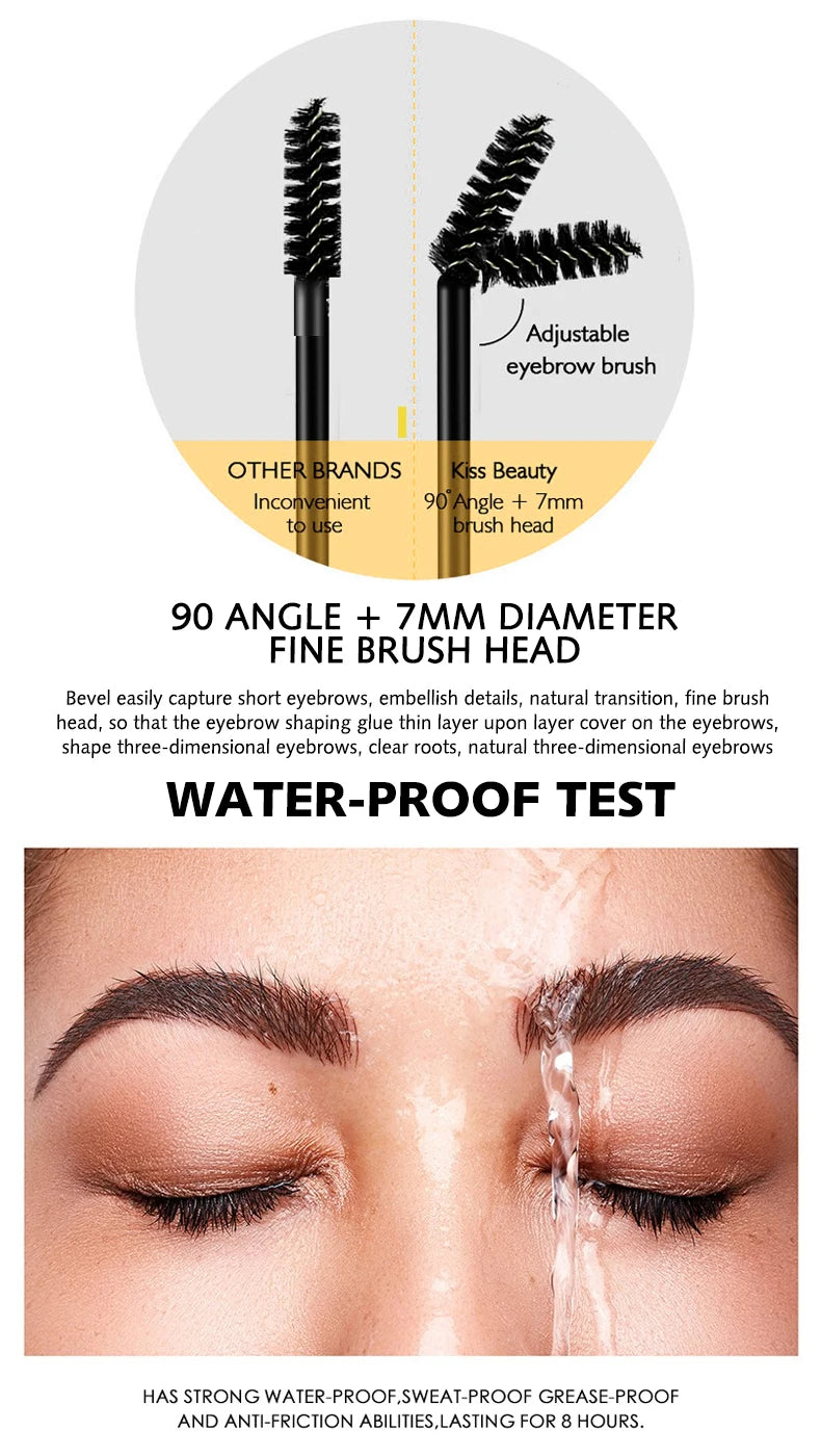 Eyebrow Shaping Gel – Long-Lasting Brow Definition with Brush