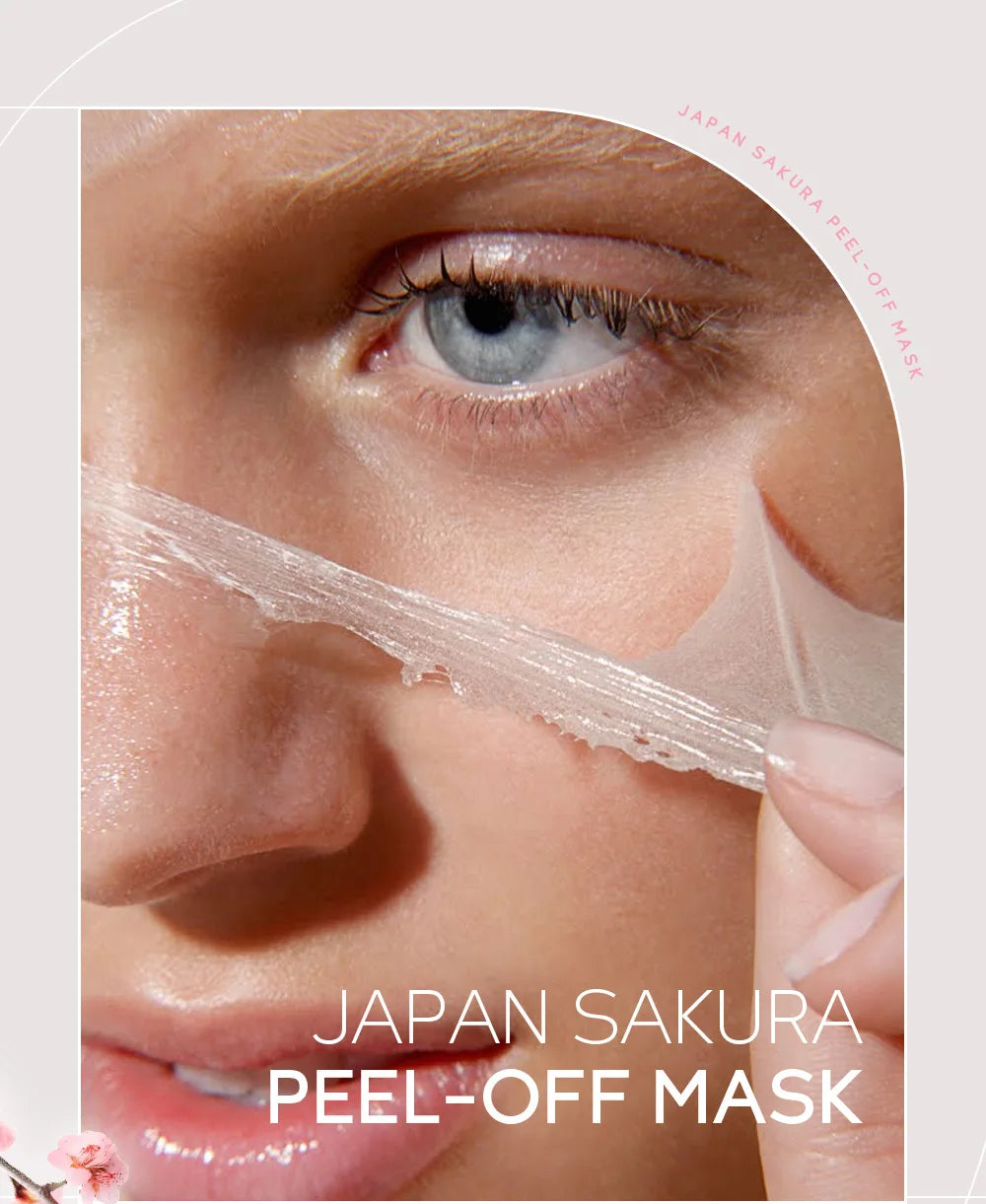 24K Gold Sakura Peel-Off Mask – Blackhead Removal & Brightening