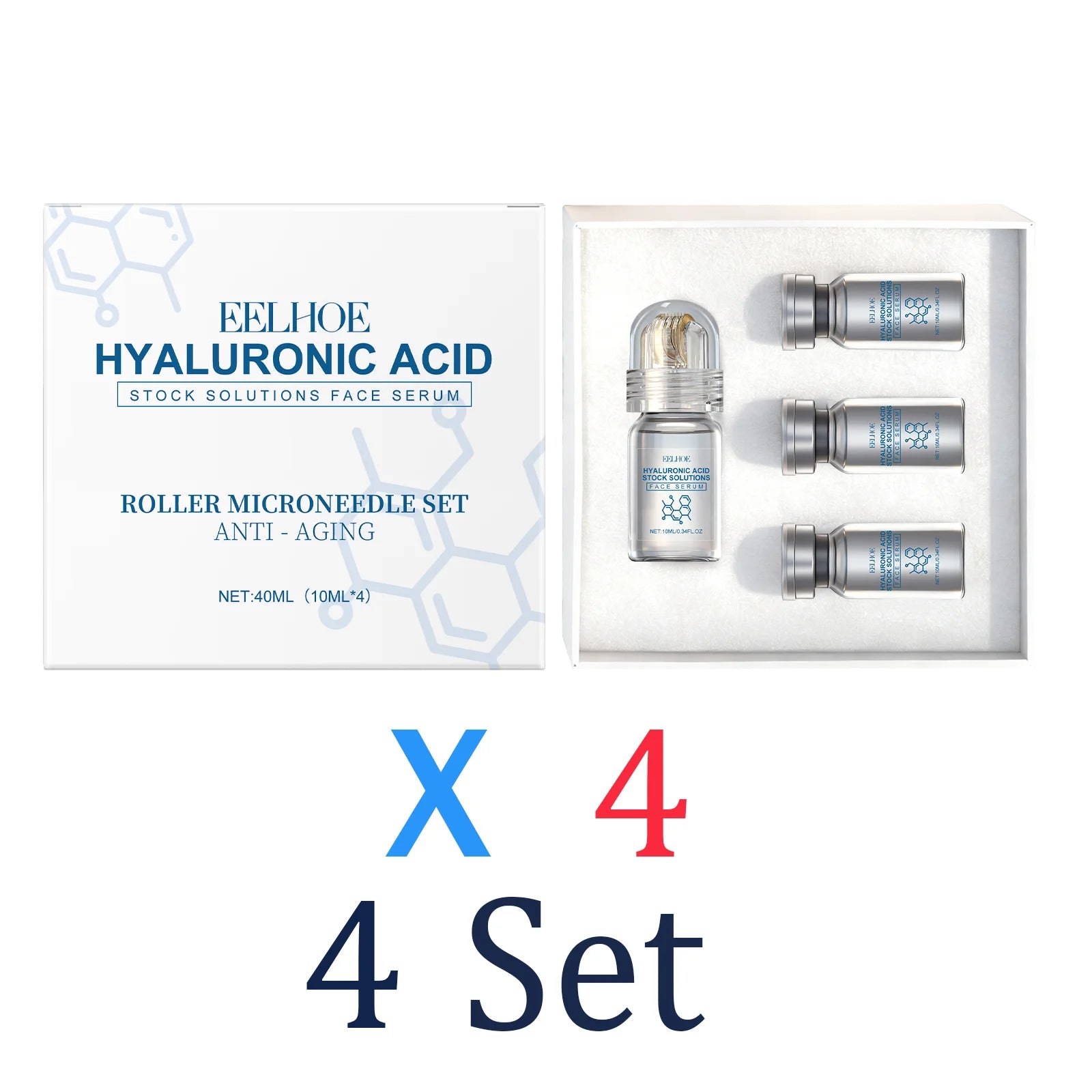 Niacinamide Microneedle Serum Kit – Face Roller & Serum Set