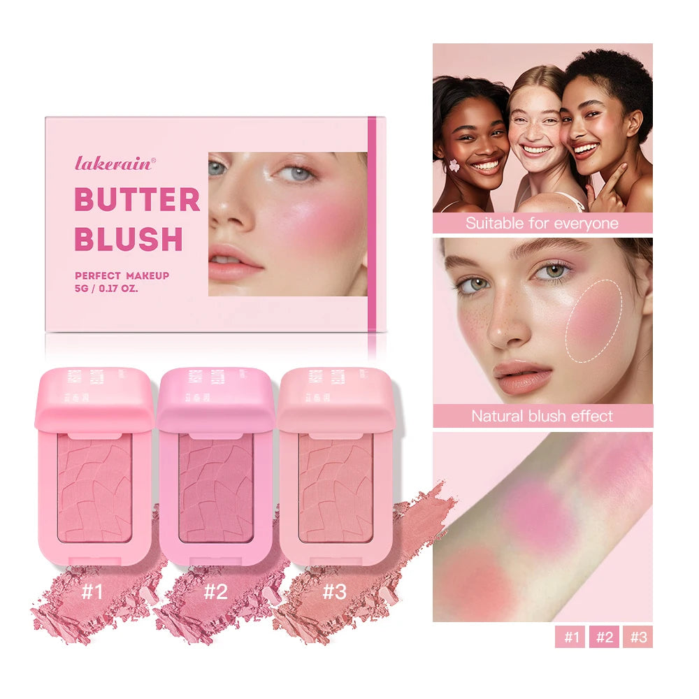 Vegan Powder Blush – 12HR Wear Makeup