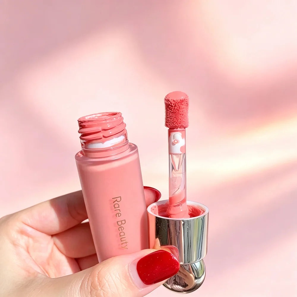 Rare Beauty Mild Touch Velvet Fluffy Silky Creamy-to-dust Cheek Tint Sheer And Slim Fit Mild Touch Fluid Blush Organic Glow
