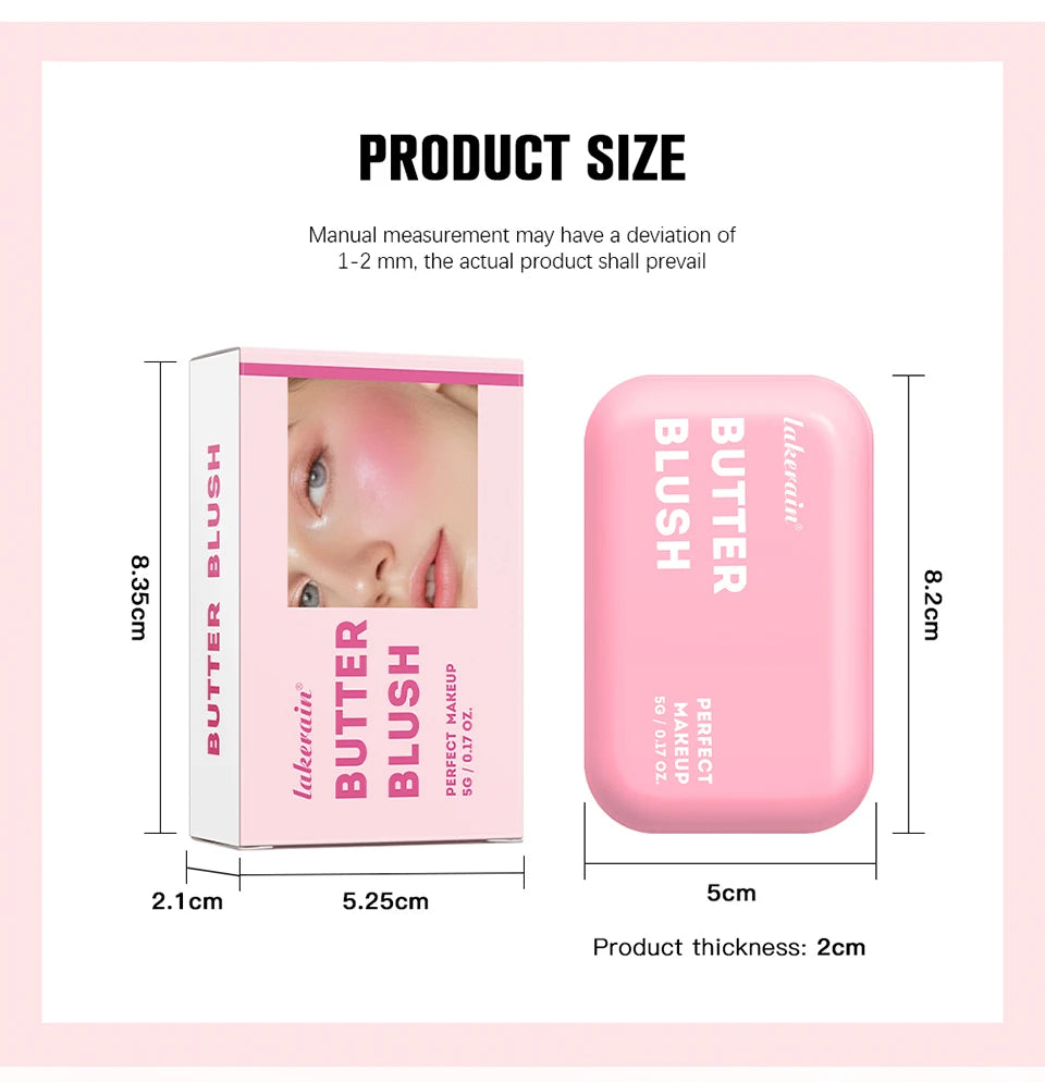 Vegan Powder Blush – 12HR Wear Makeup