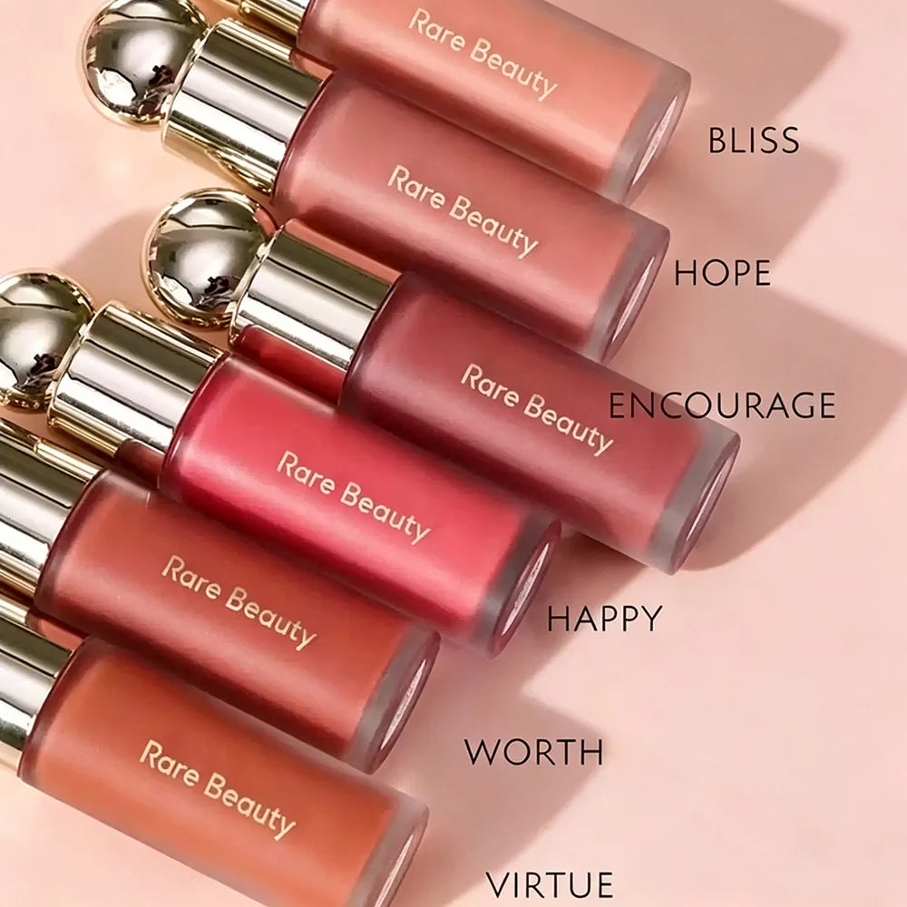 Rare Beauty Mild Touch Velvet Fluffy Silky Creamy-to-dust Cheek Tint Sheer And Slim Fit Mild Touch Fluid Blush Organic Glow