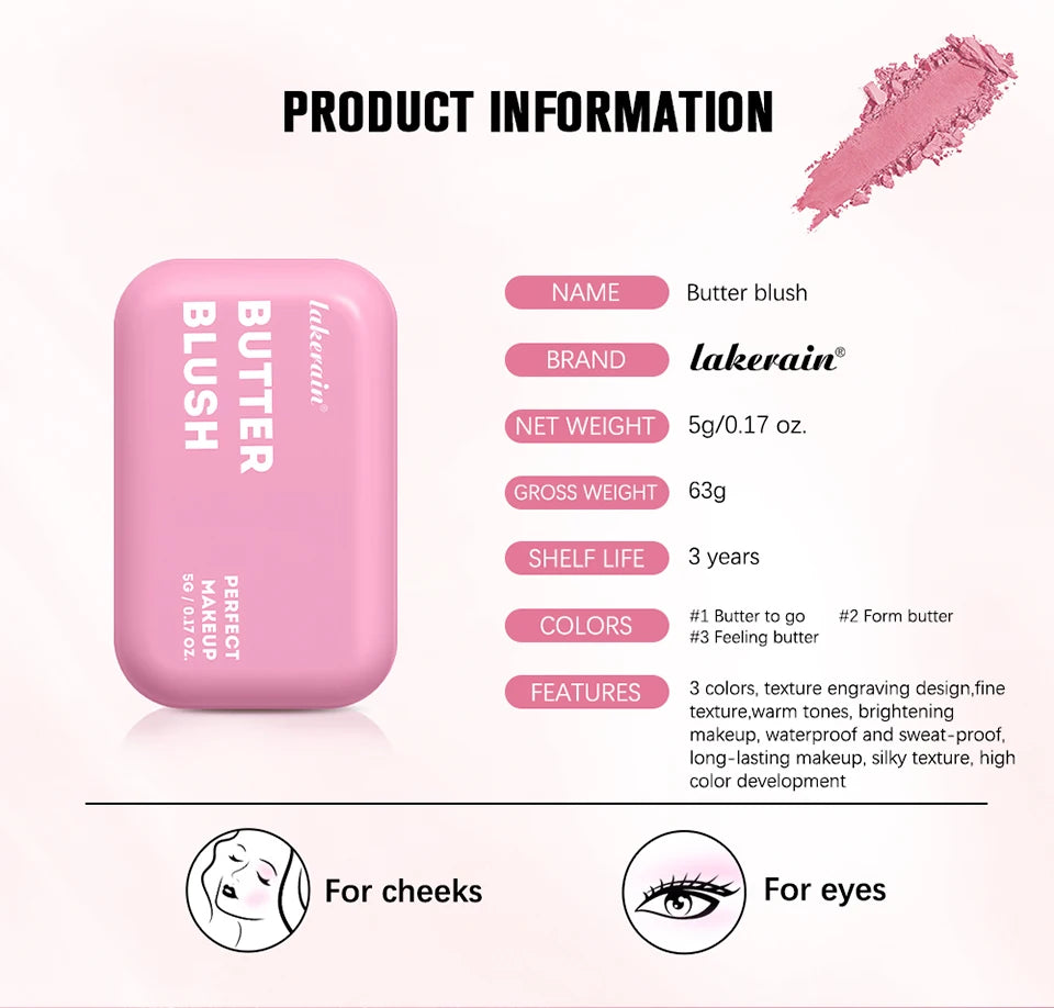 Vegan Powder Blush – 12HR Wear Makeup