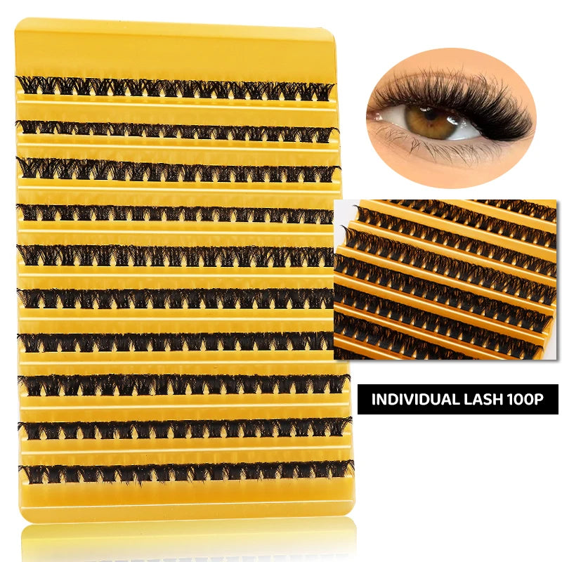 DIY Lash Clusters – 60D, 80D & 100D Mixed Set