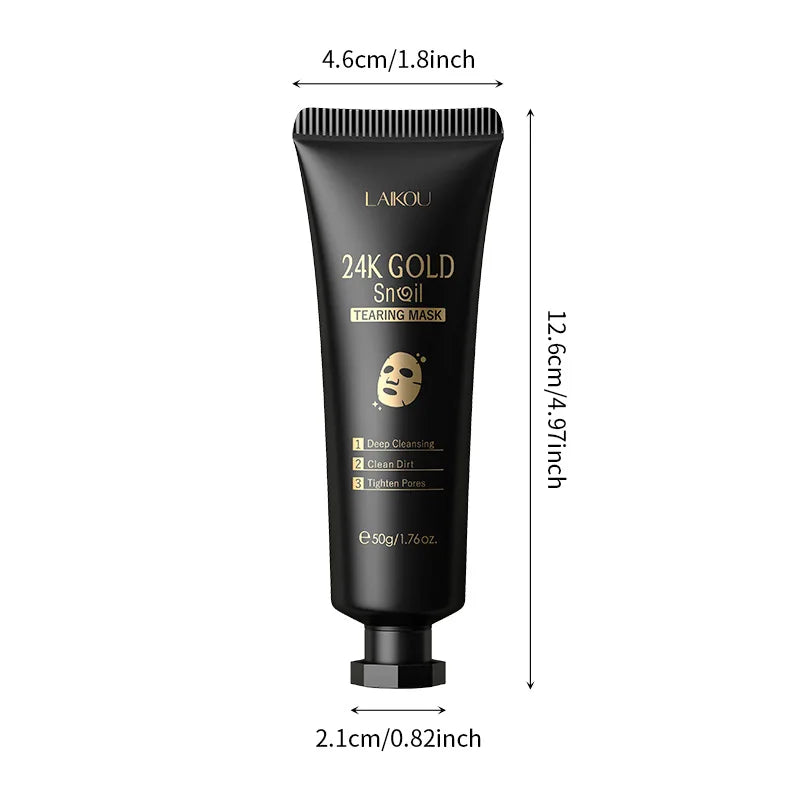 24K Gold Sakura Peel-Off Mask – Blackhead Removal & Brightening