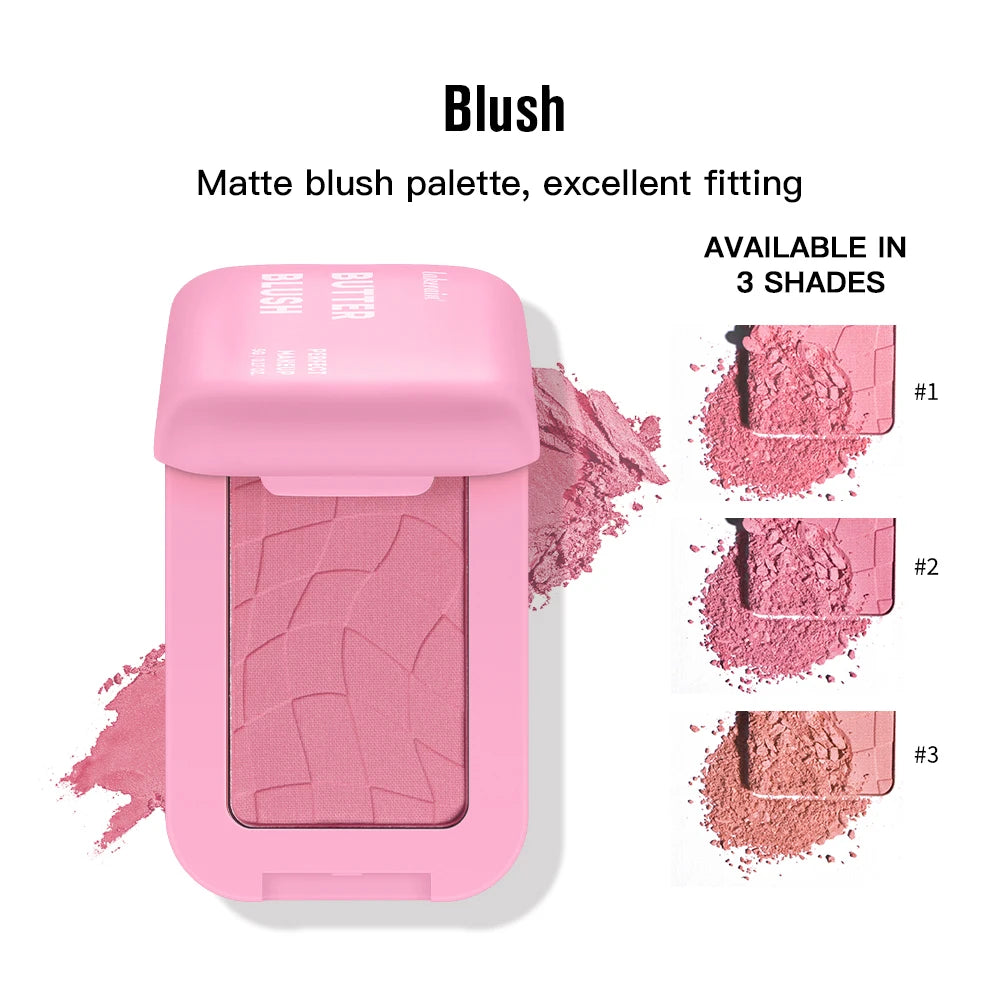 Vegan Powder Blush – 12HR Wear Makeup