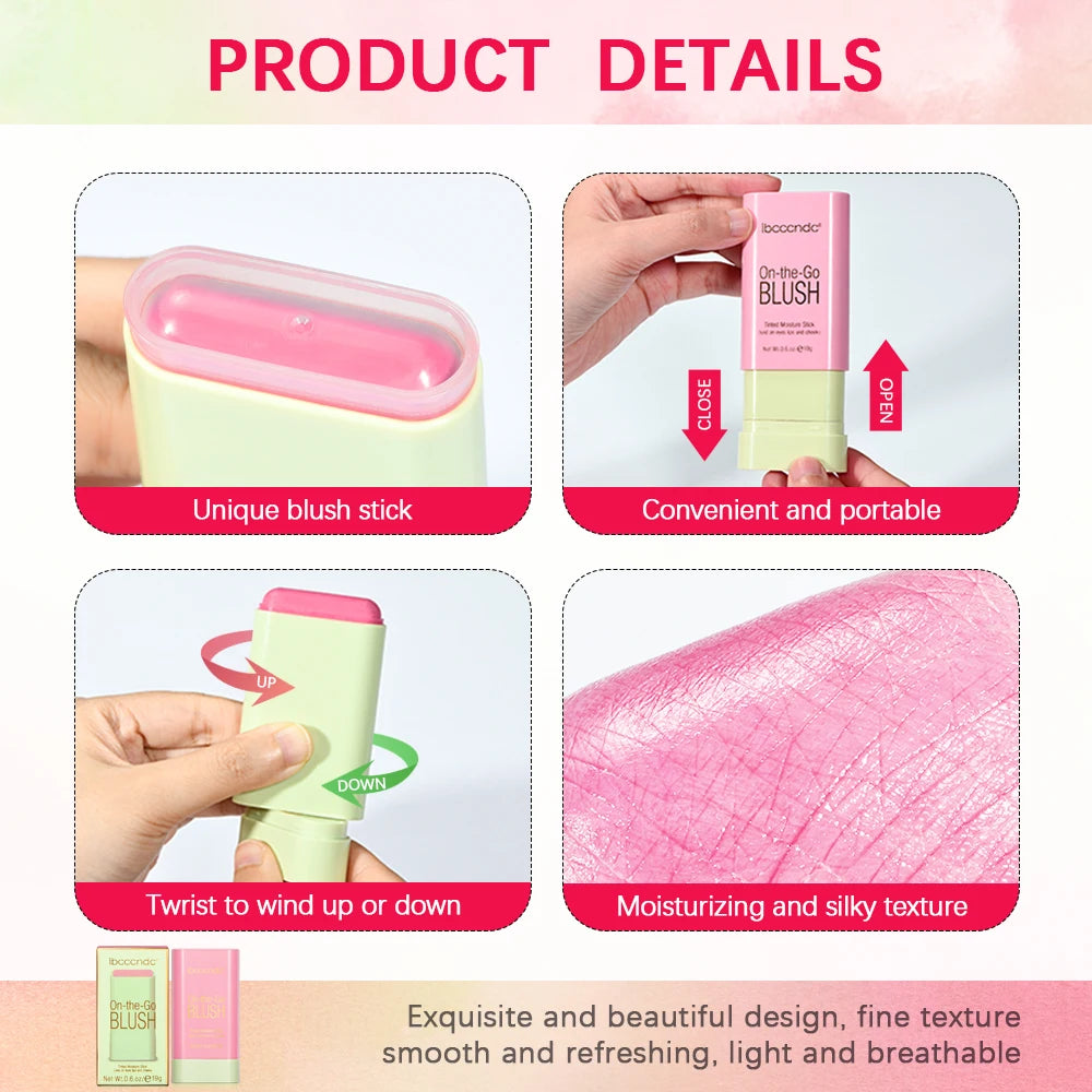 Blush Stick – Waterproof Cream Blusher for a Natural Glow