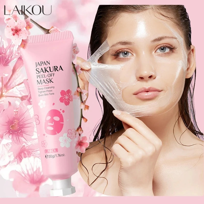 24K Gold Sakura Peel-Off Mask – Blackhead Removal & Brightening