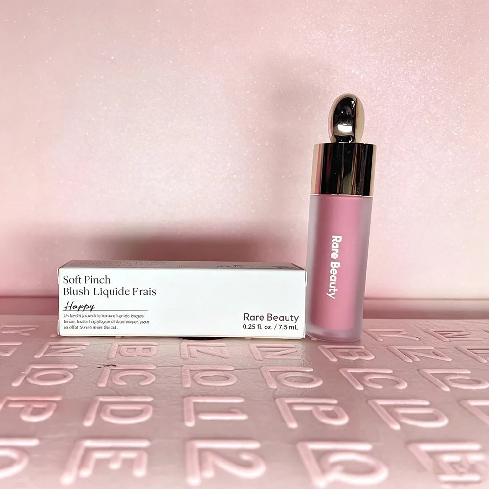 Rare Beauty Mild Touch Velvet Fluffy Silky Creamy-to-dust Cheek Tint Sheer And Slim Fit Mild Touch Fluid Blush Organic Glow