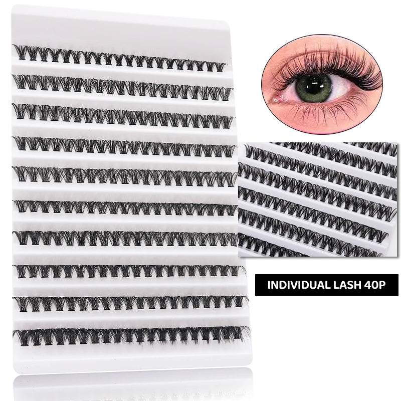 DIY Lash Clusters – 60D, 80D & 100D Mixed Set