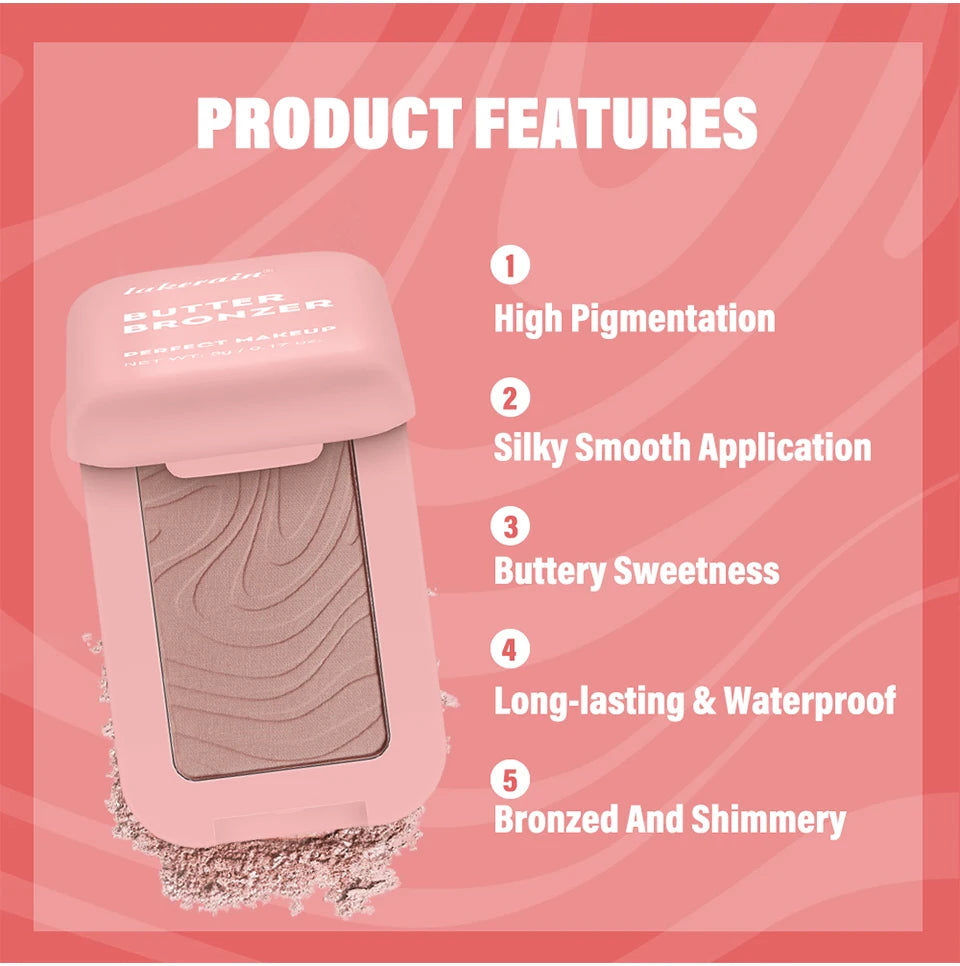 Vegan Powder Blush – 12HR Wear Makeup