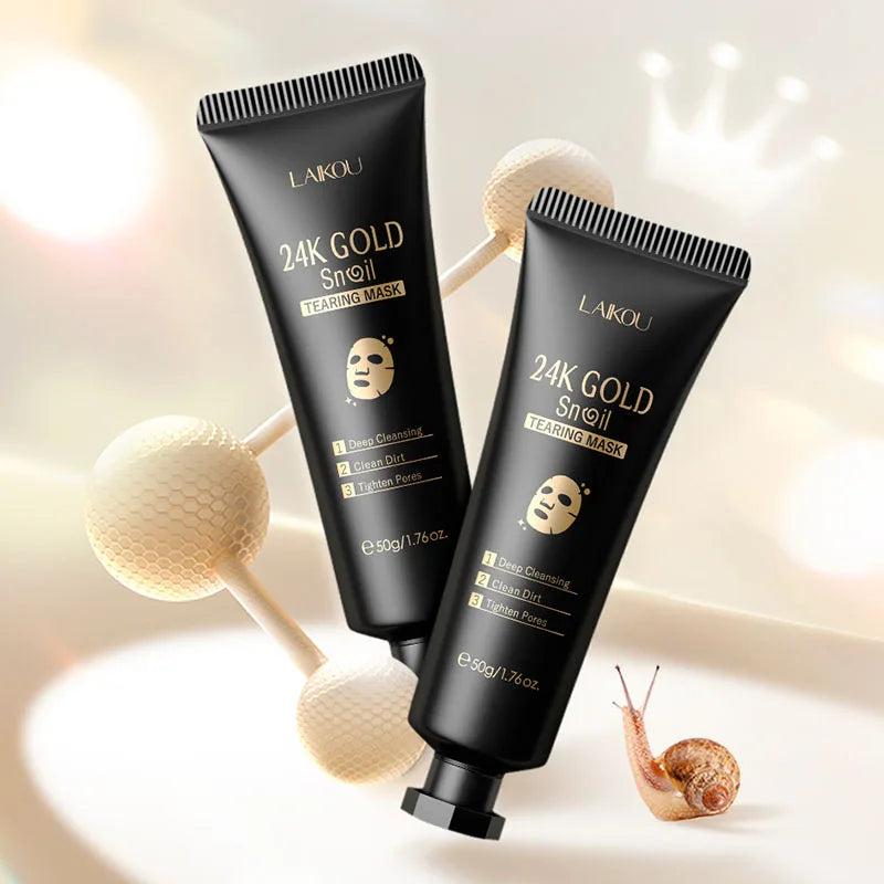 24K Gold Sakura Peel-Off Mask – Blackhead Removal & Brightening