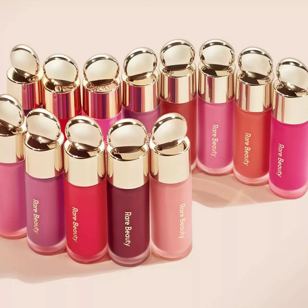 Rare Beauty Mild Touch Velvet Fluffy Silky Creamy-to-dust Cheek Tint Sheer And Slim Fit Mild Touch Fluid Blush Organic Glow