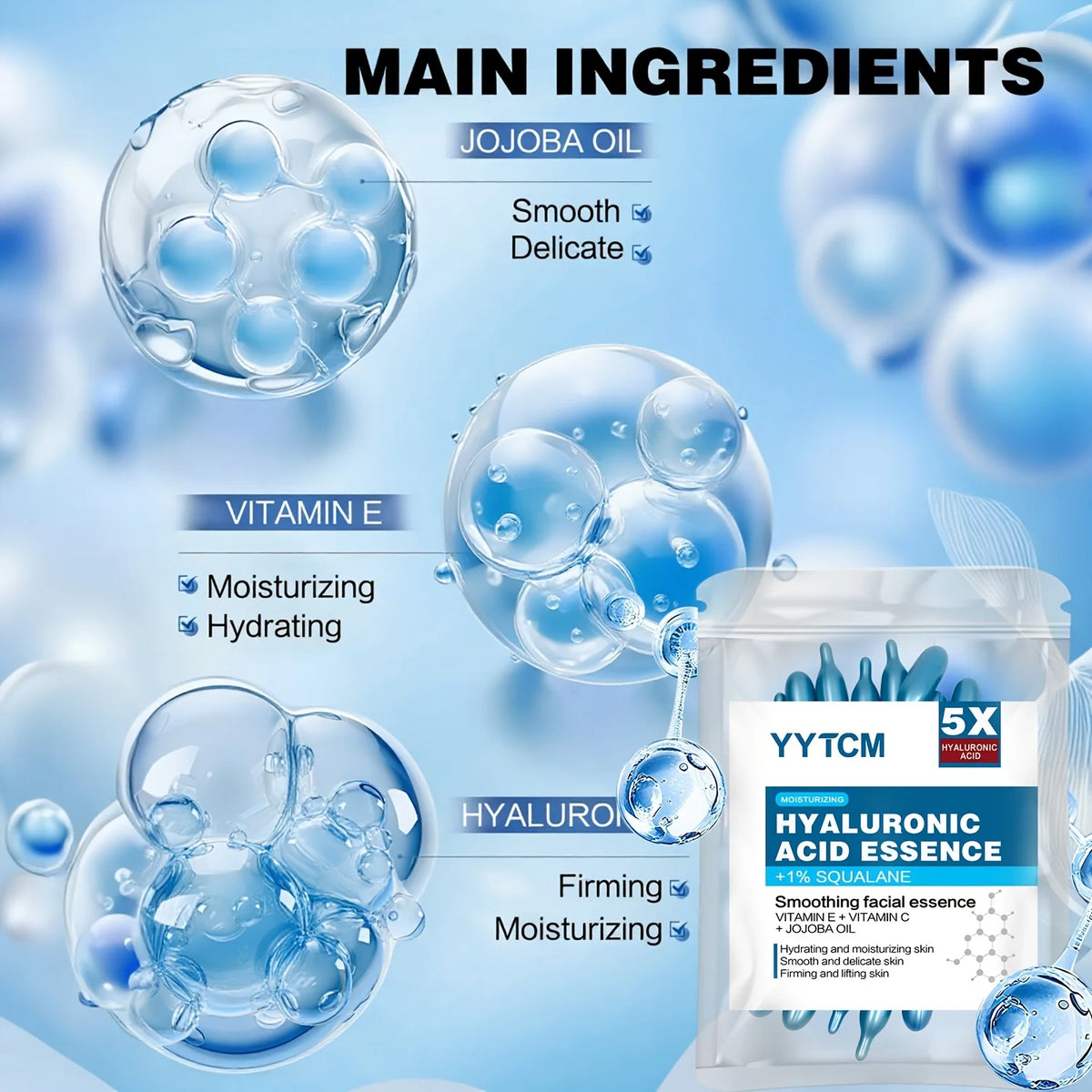 Hyaluronic Acid Capsule Essence – Deep Hydration