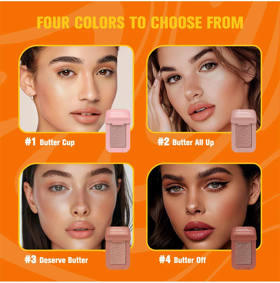 Vegan Powder Blush – 12HR Wear Makeup