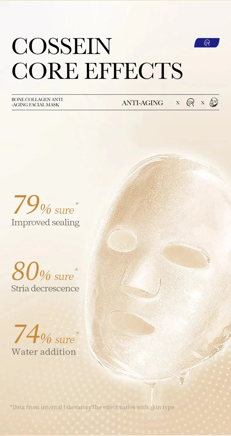 Collagen Face Sheet Mask – Firming & Moisturizing Skincare