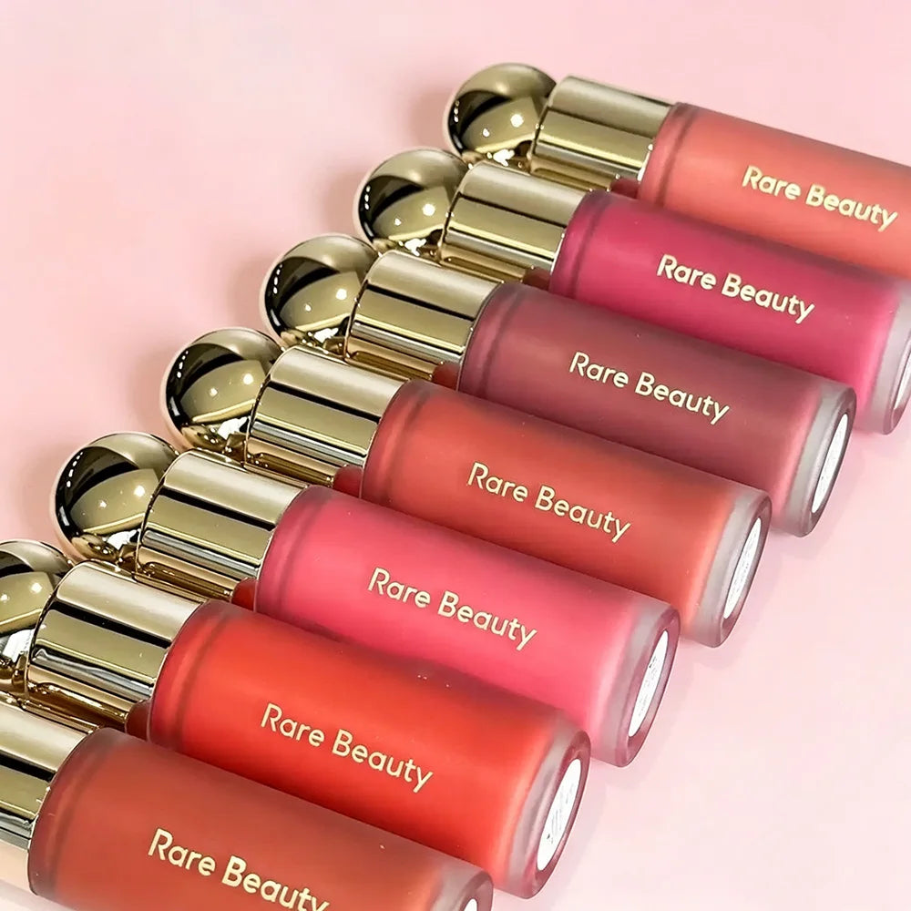 Rare Beauty Mild Touch Velvet Fluffy Silky Creamy-to-dust Cheek Tint Sheer And Slim Fit Mild Touch Fluid Blush Organic Glow