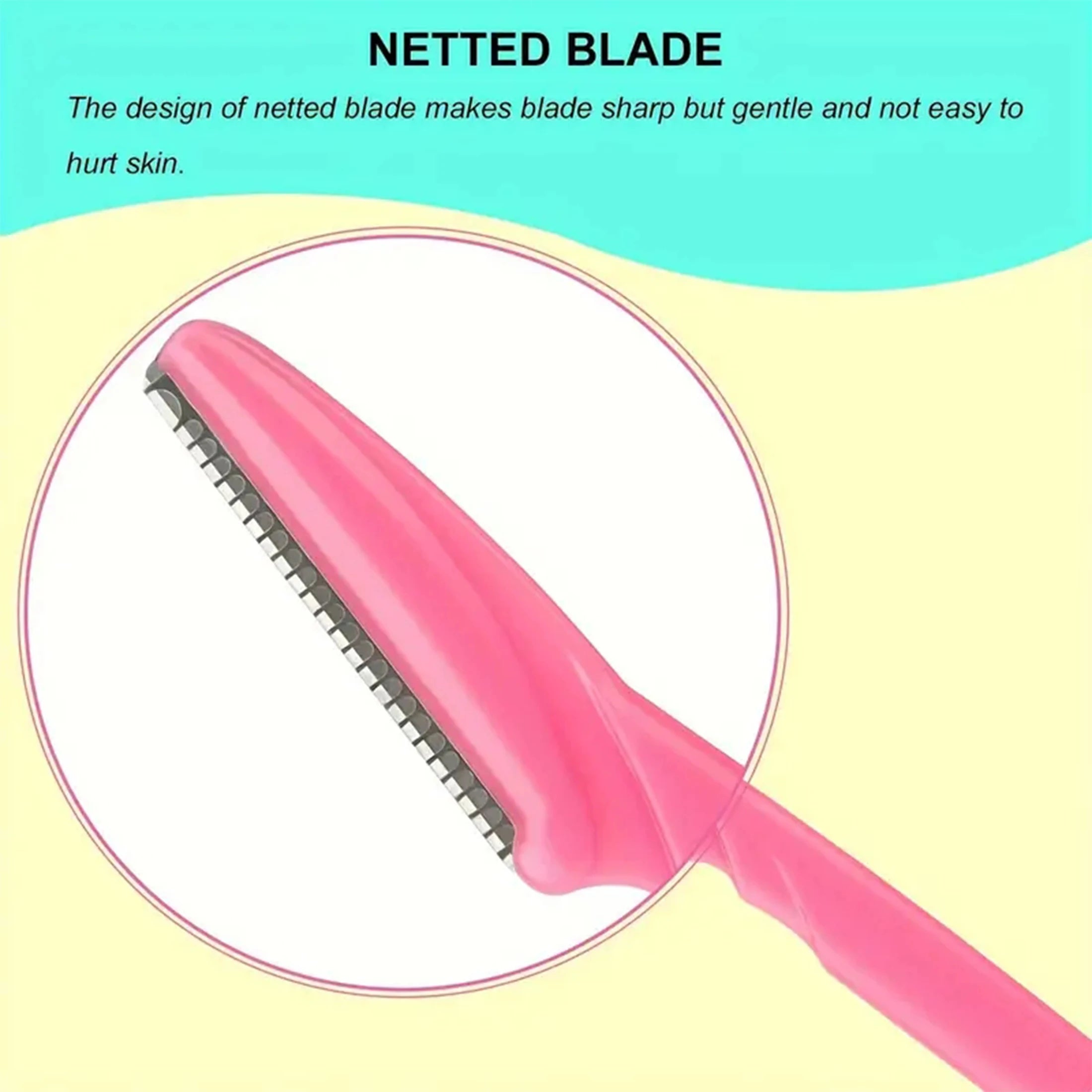 Eyebrow & Face Razor Set – Precision Trimmer with Protective Cover