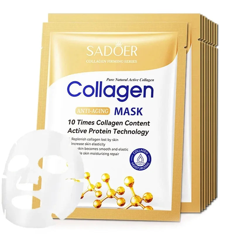Collagen Face Sheet Mask – Firming & Moisturizing Skincare