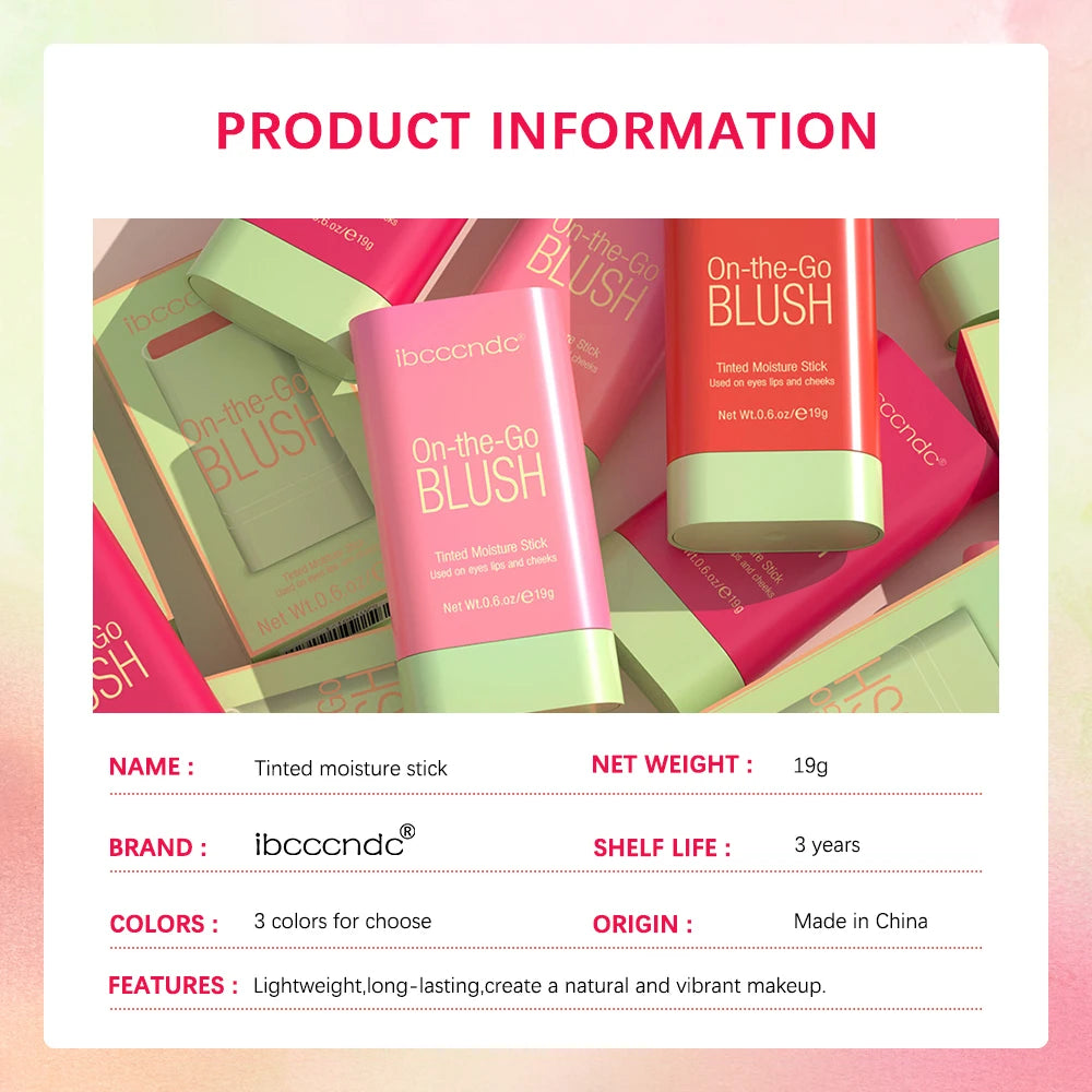 Blush Stick – Waterproof Cream Blusher for a Natural Glow