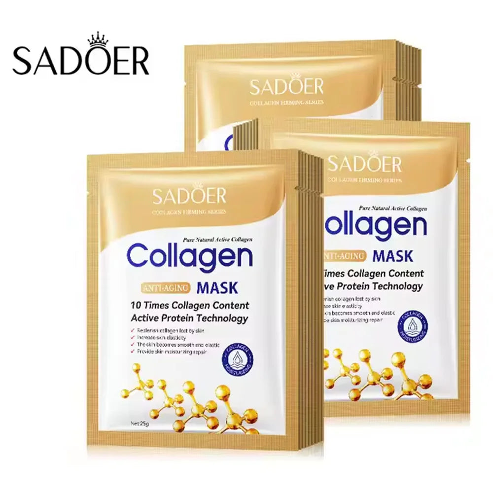 Collagen Face Sheet Mask – Firming & Moisturizing Skincare
