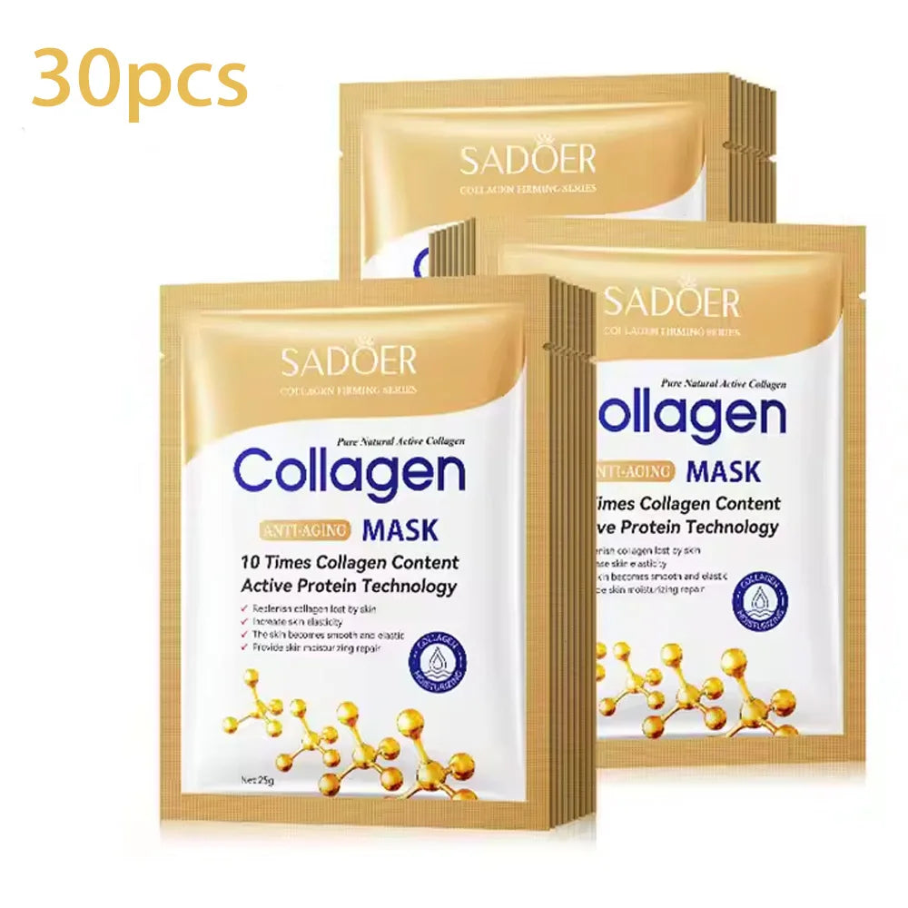 Collagen Face Sheet Mask – Firming & Moisturizing Skincare