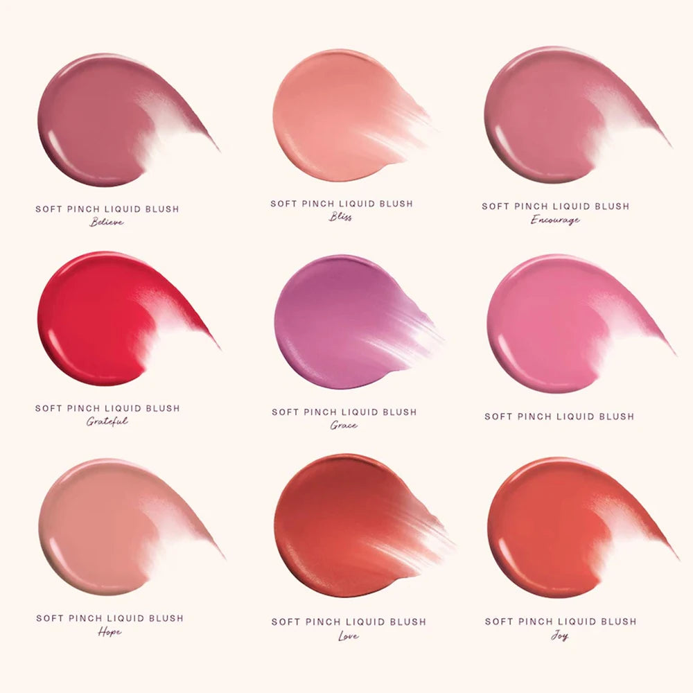 Rare Beauty Mild Touch Velvet Fluffy Silky Creamy-to-dust Cheek Tint Sheer And Slim Fit Mild Touch Fluid Blush Organic Glow