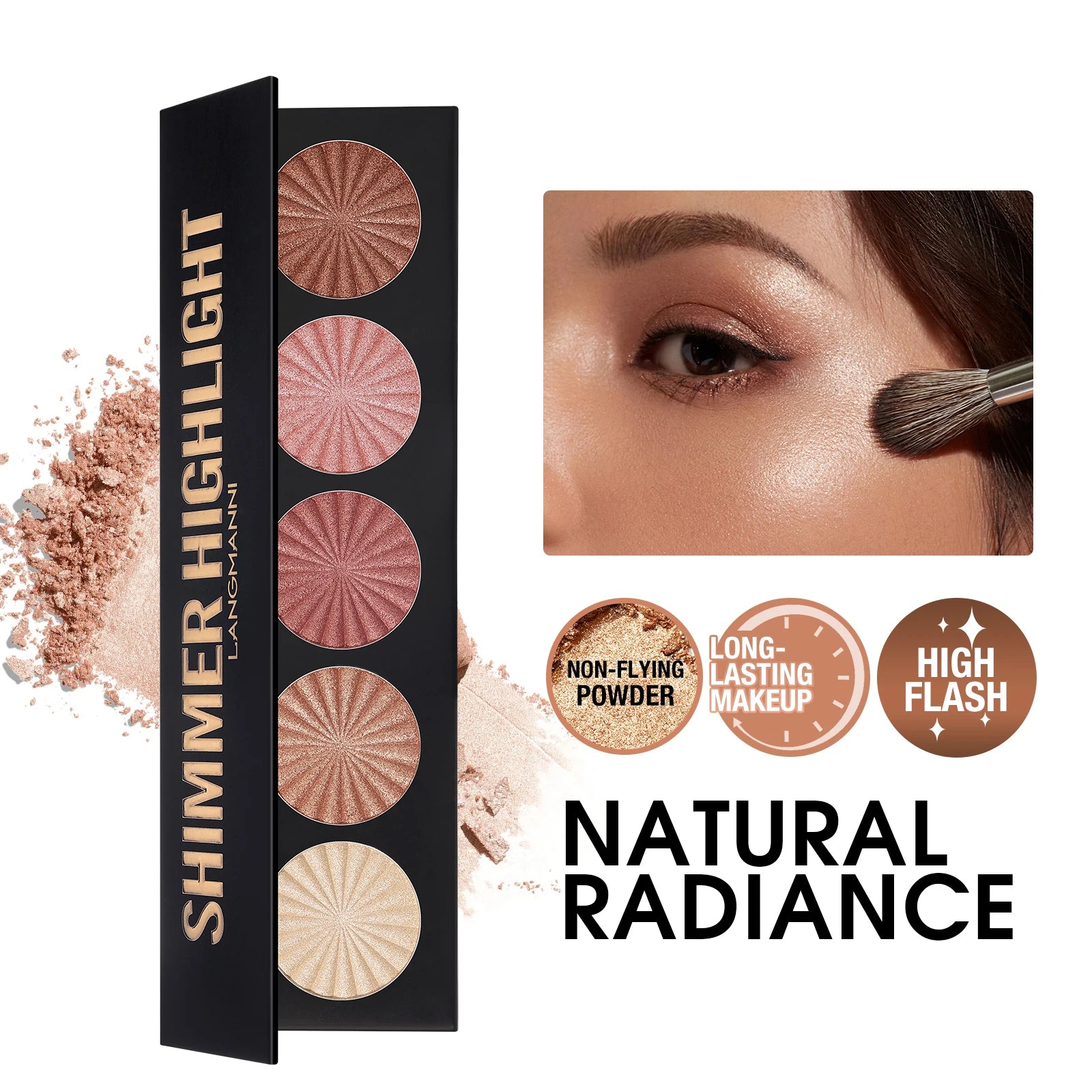 5-Colour Highlight & Contour Palette