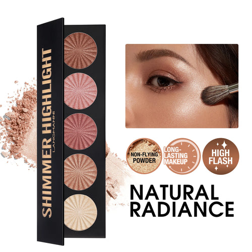 5-Colour Highlight & Contour Palette