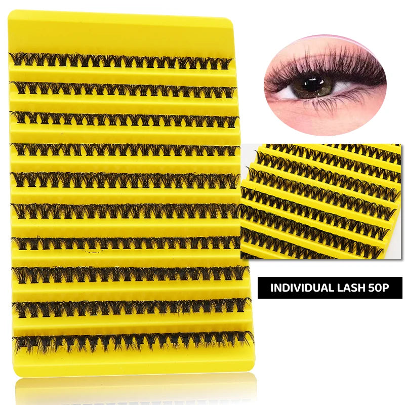 DIY Lash Clusters – 60D, 80D & 100D Mixed Set